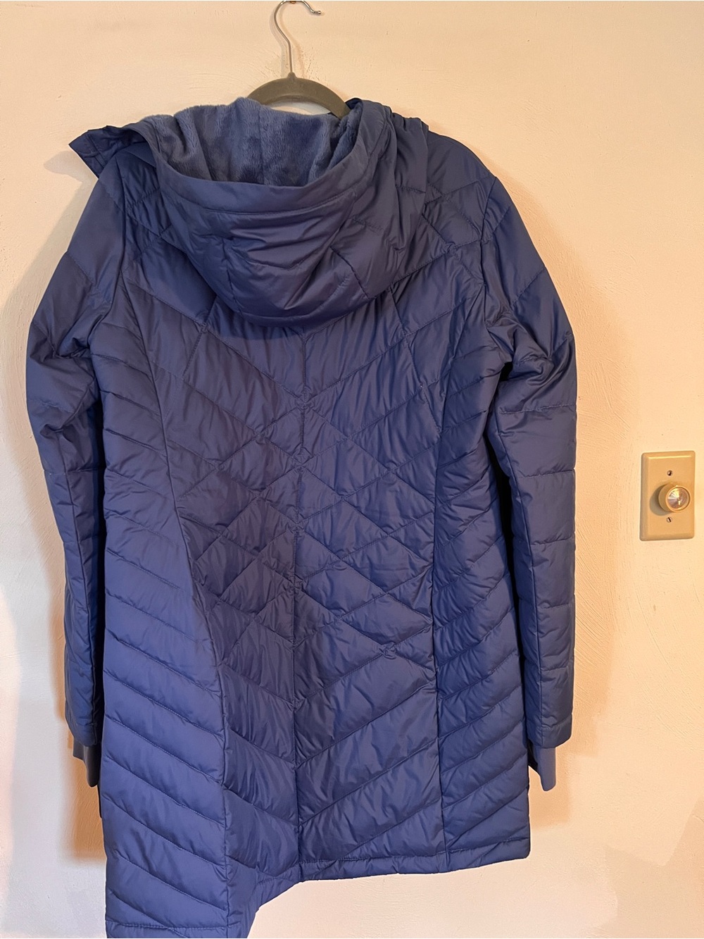 Columbia Women's Heavenly™ Long Hooded Jacket Thin Puffer Large - Picture 4 of 7